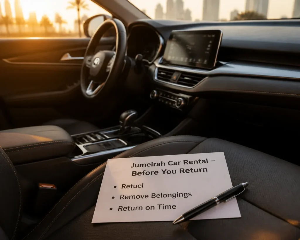 Complete Car Rental Documents Guide for Jumeirah