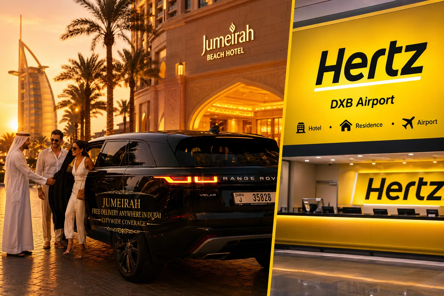 Jumeirah Car Rental vs Hertz