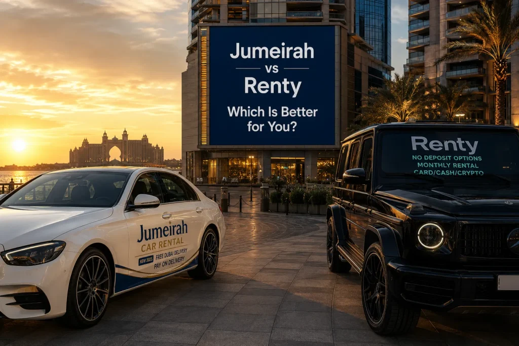 Jumeirah Car Rental vs Renty
