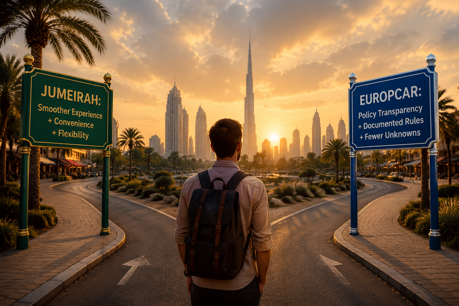 Jumeirah Car Rental vs Europcar