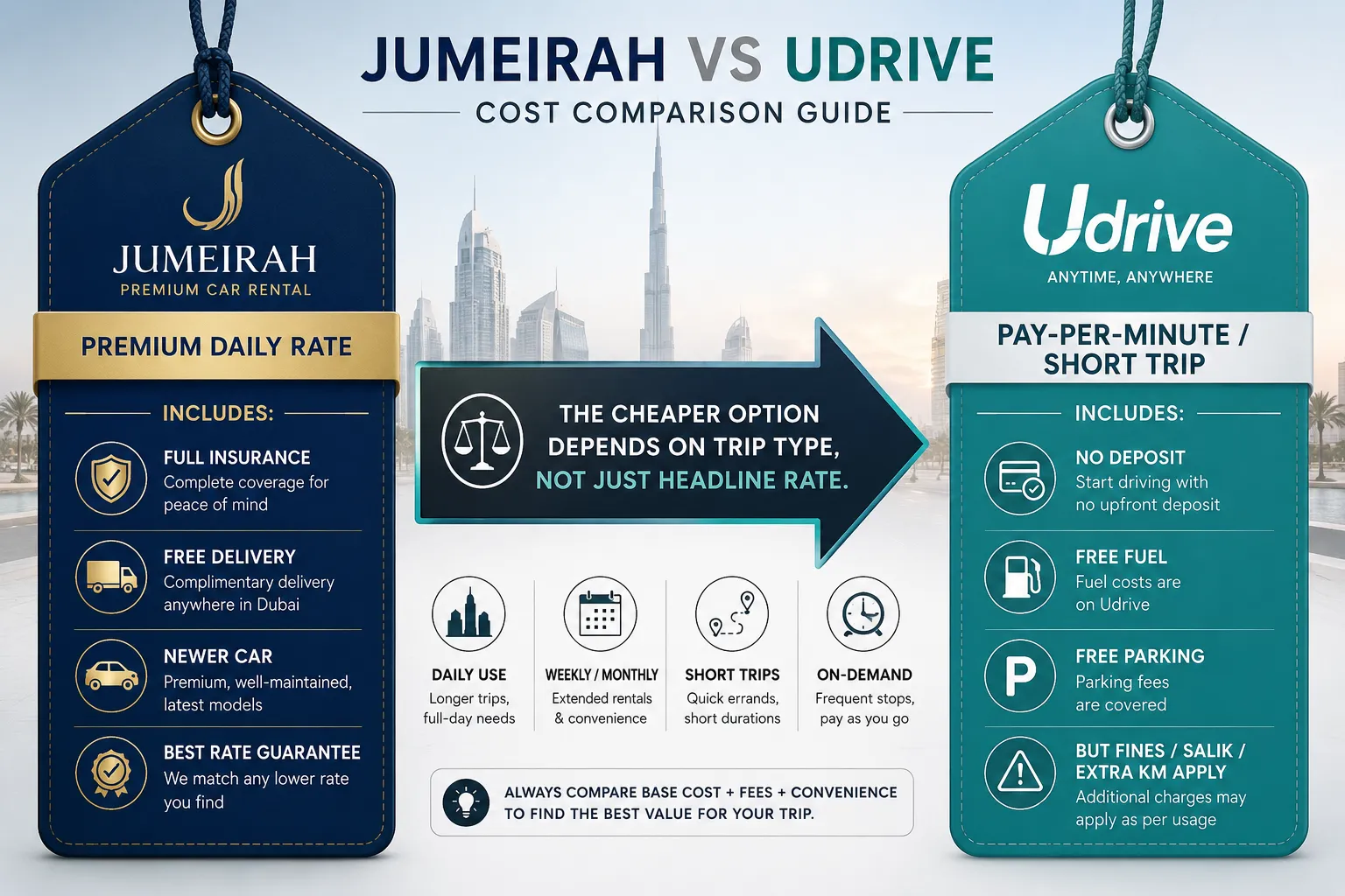 Jumeirah vs Udrive