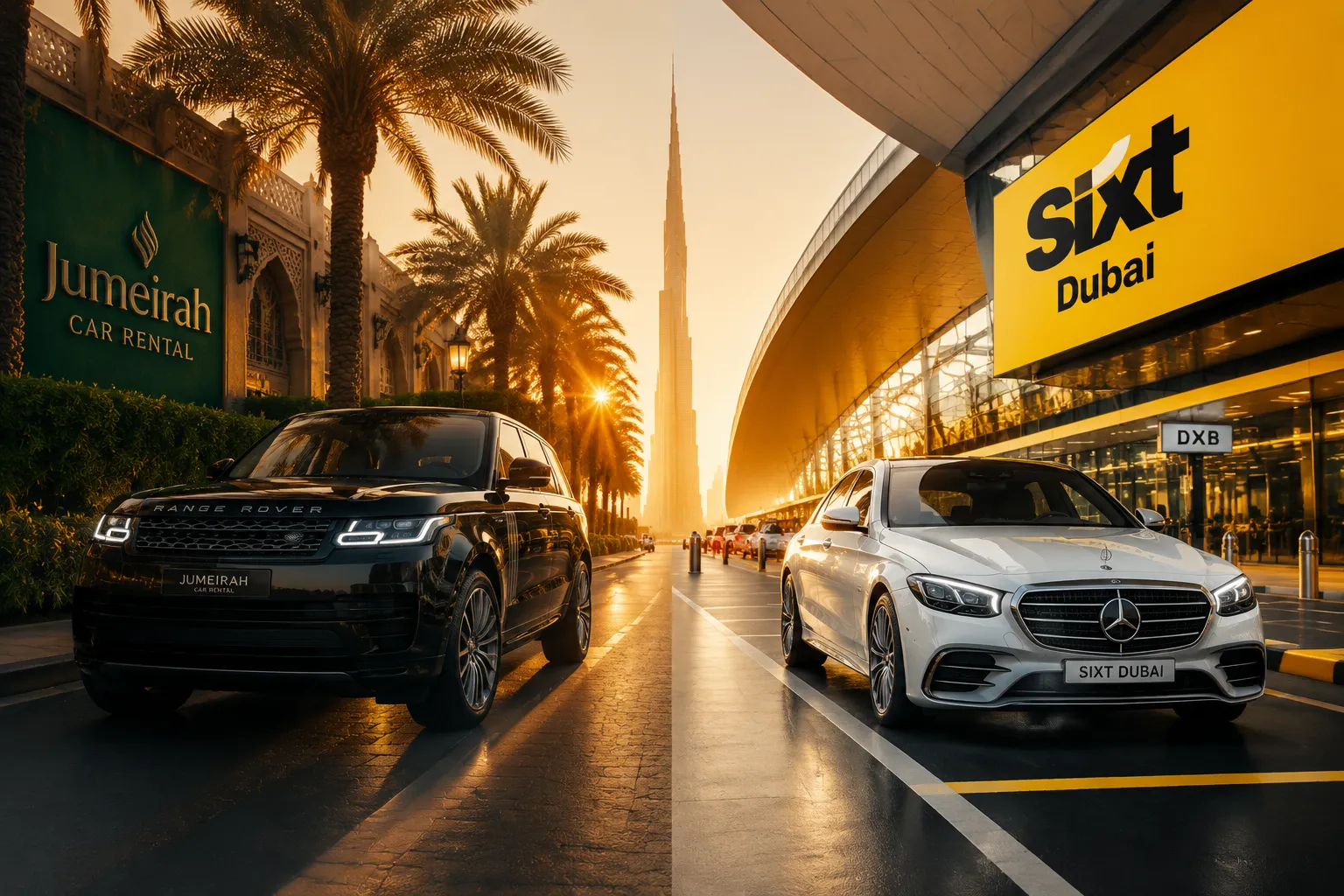 Jumeirah Car Rental vs Sixt Dubai