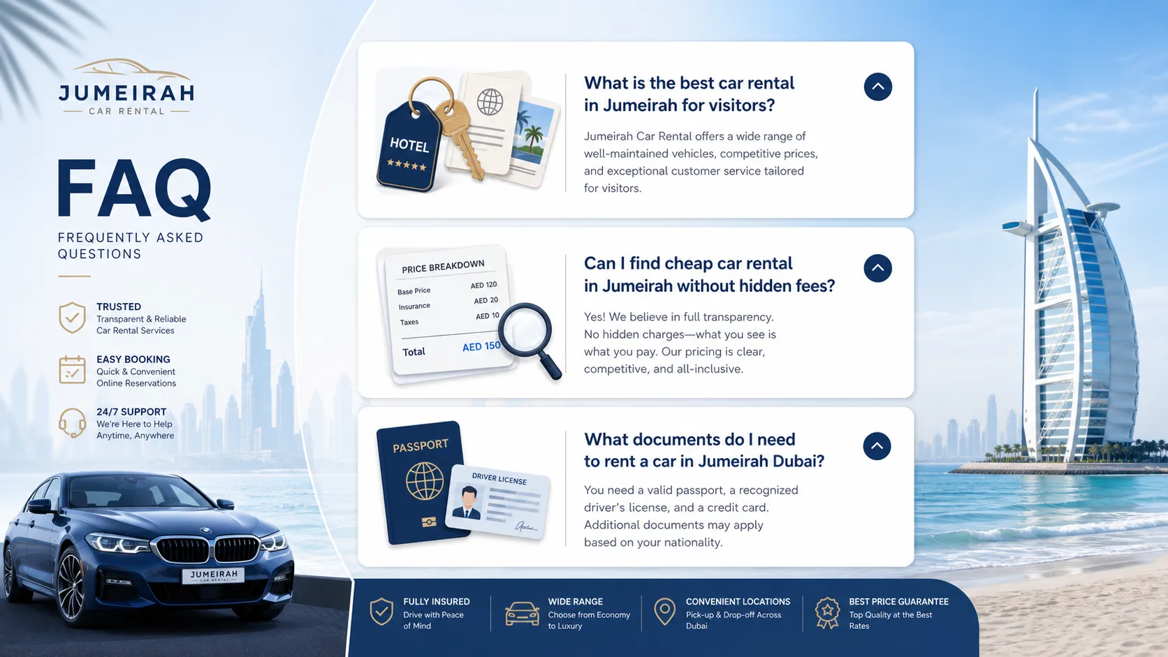 Best Car Rental in Jumeirah