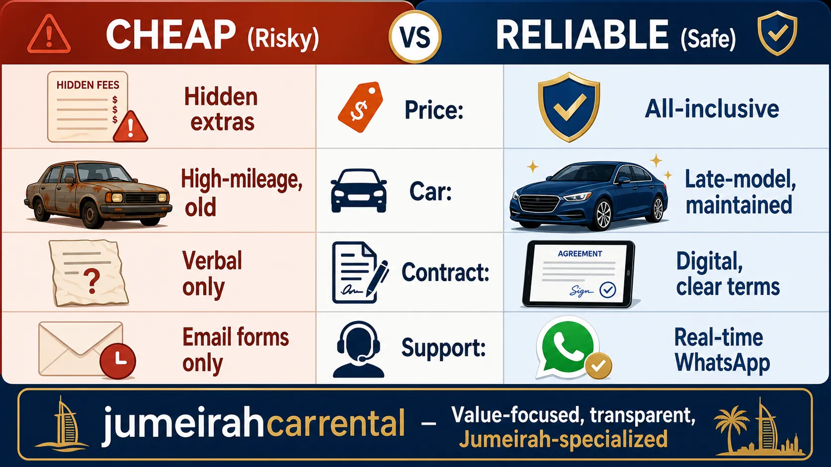 Best Car Rental in Jumeirah