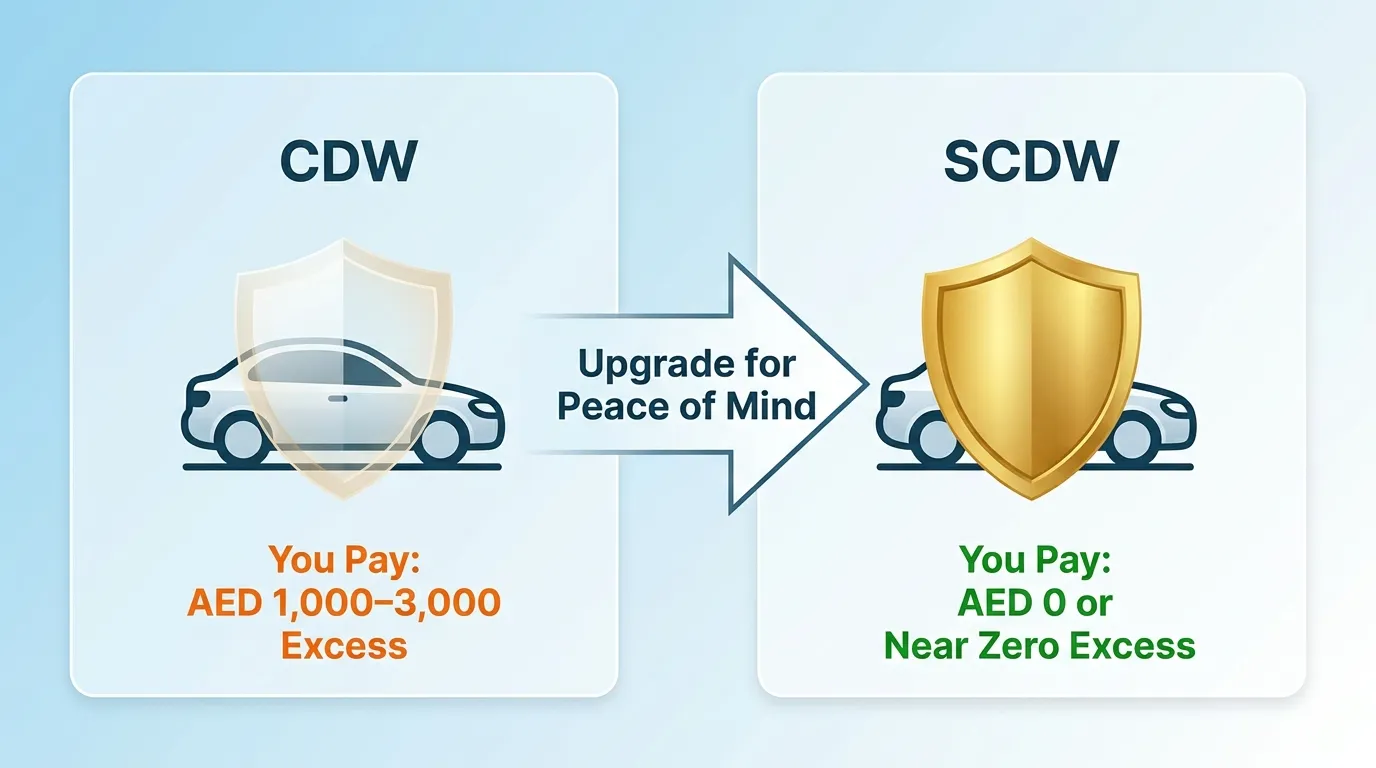 hidden costs of car rental in Jumeirah
