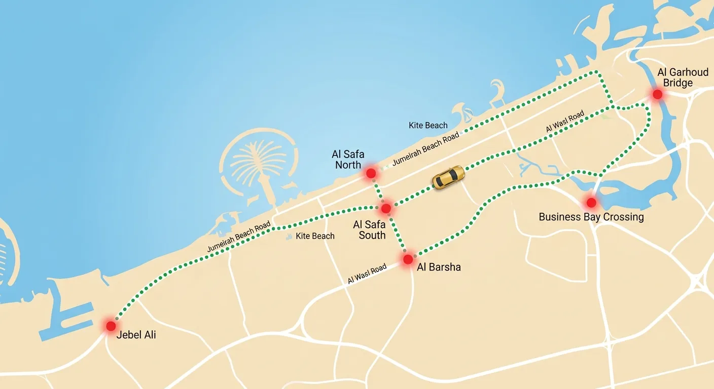 hidden costs of car rental in Jumeirah
