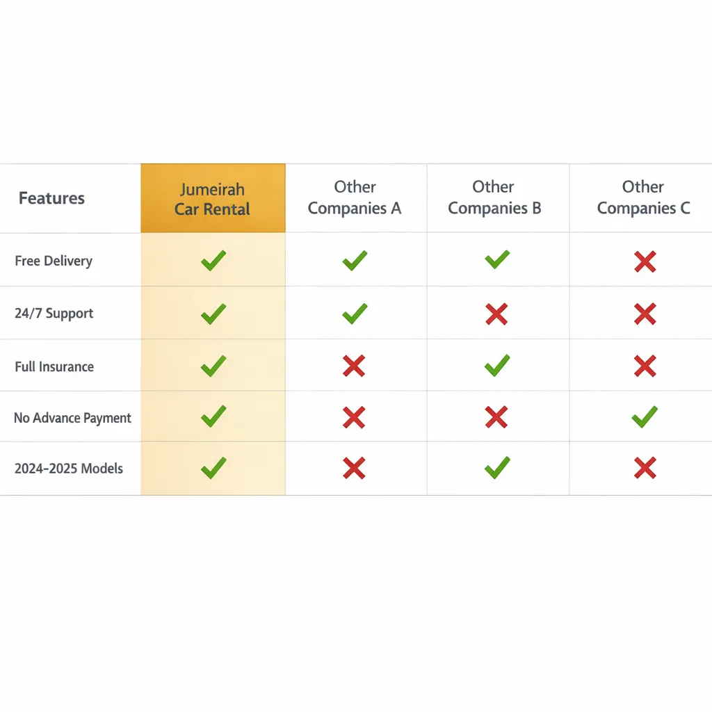 rental car insurance in Jumeirah Dubai
