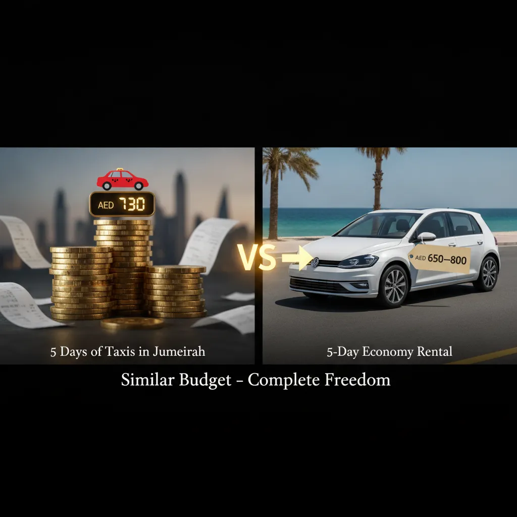 taxi cost in Jumeirah Dubai

