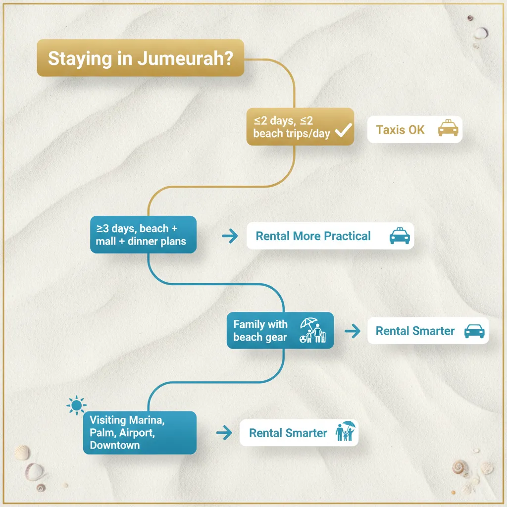 taxi cost in Jumeirah Dubai