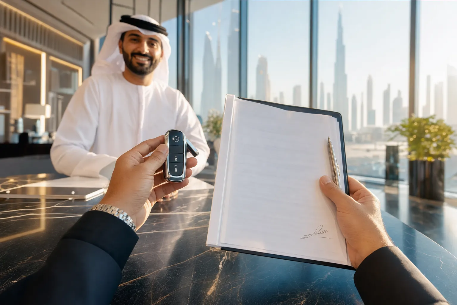 Resolving a disputed rental car fine in Dubai