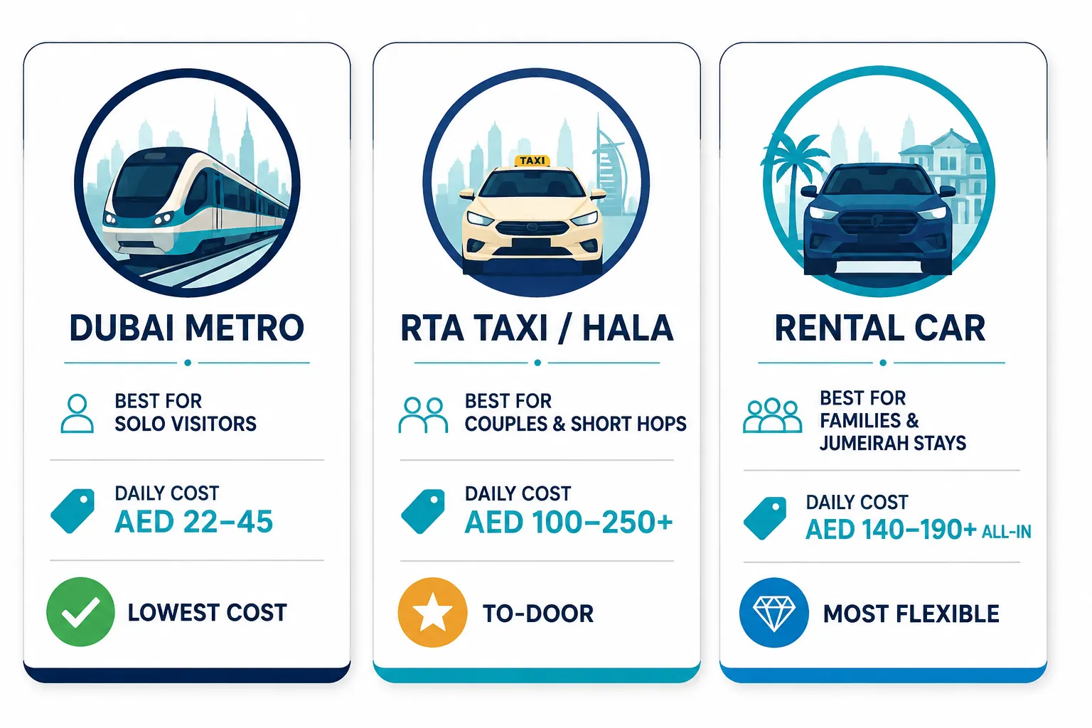 Quick answer: best way to get around Dubai in 2026