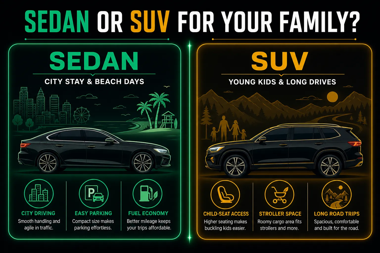 Sedan or SUV