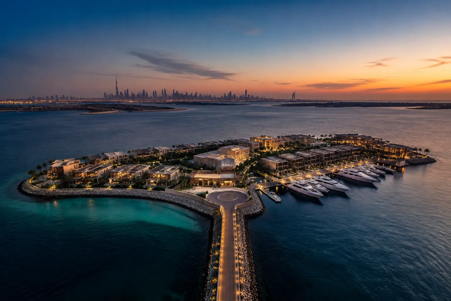 Jumeirah Bay Island, home to the Bulgari Resort