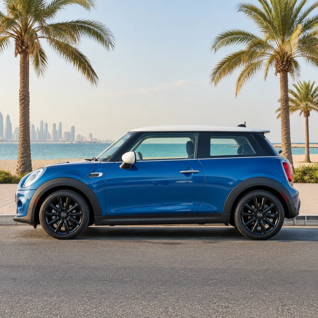 MINI Cooper 2024 Compact Footprint Side View
