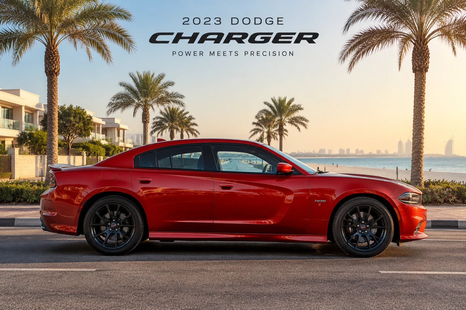 Side view of Dodge Charger 2023